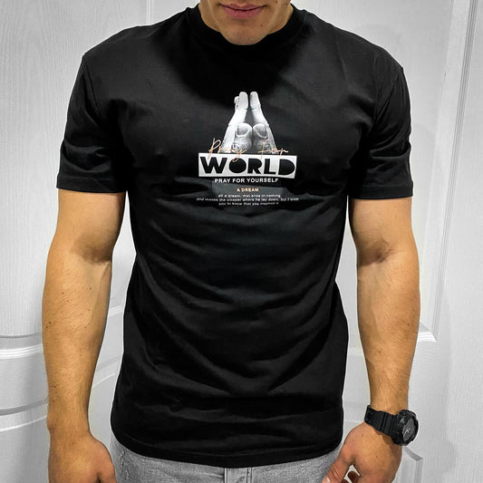 Мъжка OVERSIZE тениска "Prayer"