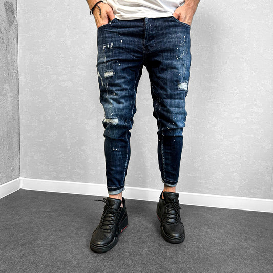 Мъжки напръскани дънки "Fein"