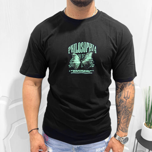 Мъжка OVERSIZE тениска "PHILOSOPHIA"