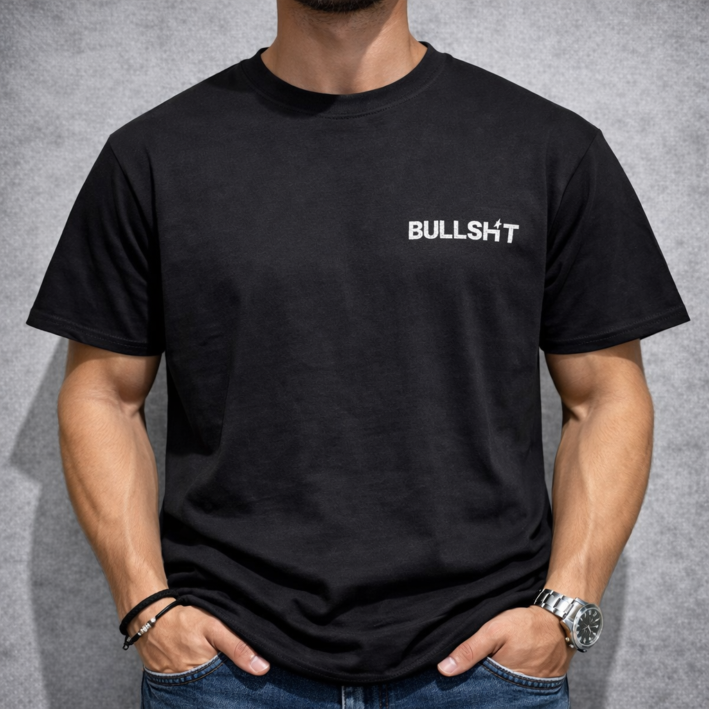 Мъжка OVERSIZE тениска "Bullsh!t"