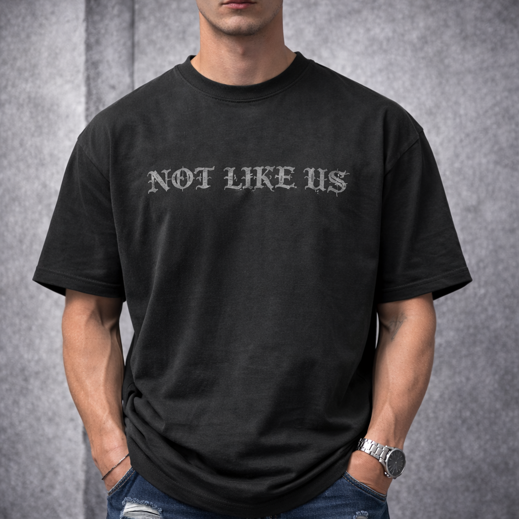 Мъжка OVERSIZE тениска "Not Like Us"