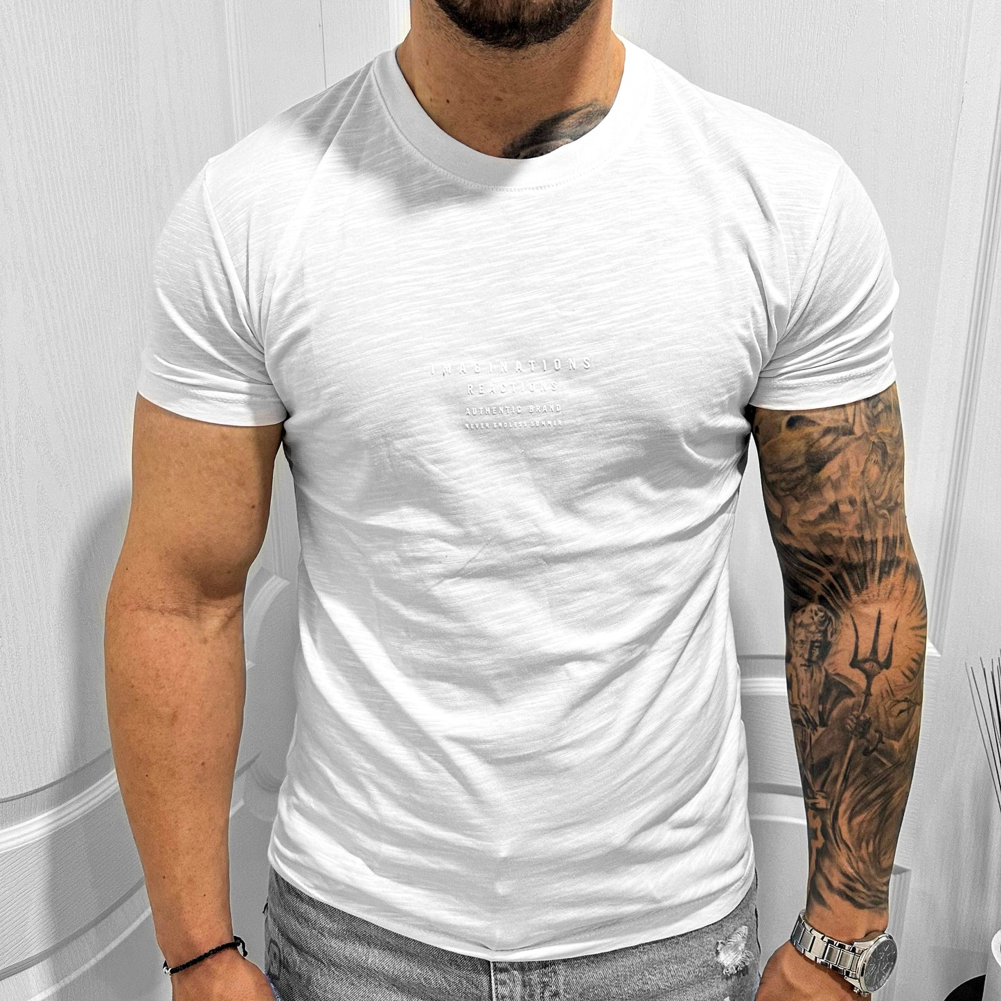 Мъжка SLIM FIT тениска "IMAGINATION"