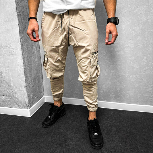 Мъжко шушлеково долнище с ластик на глезена "Nevada"