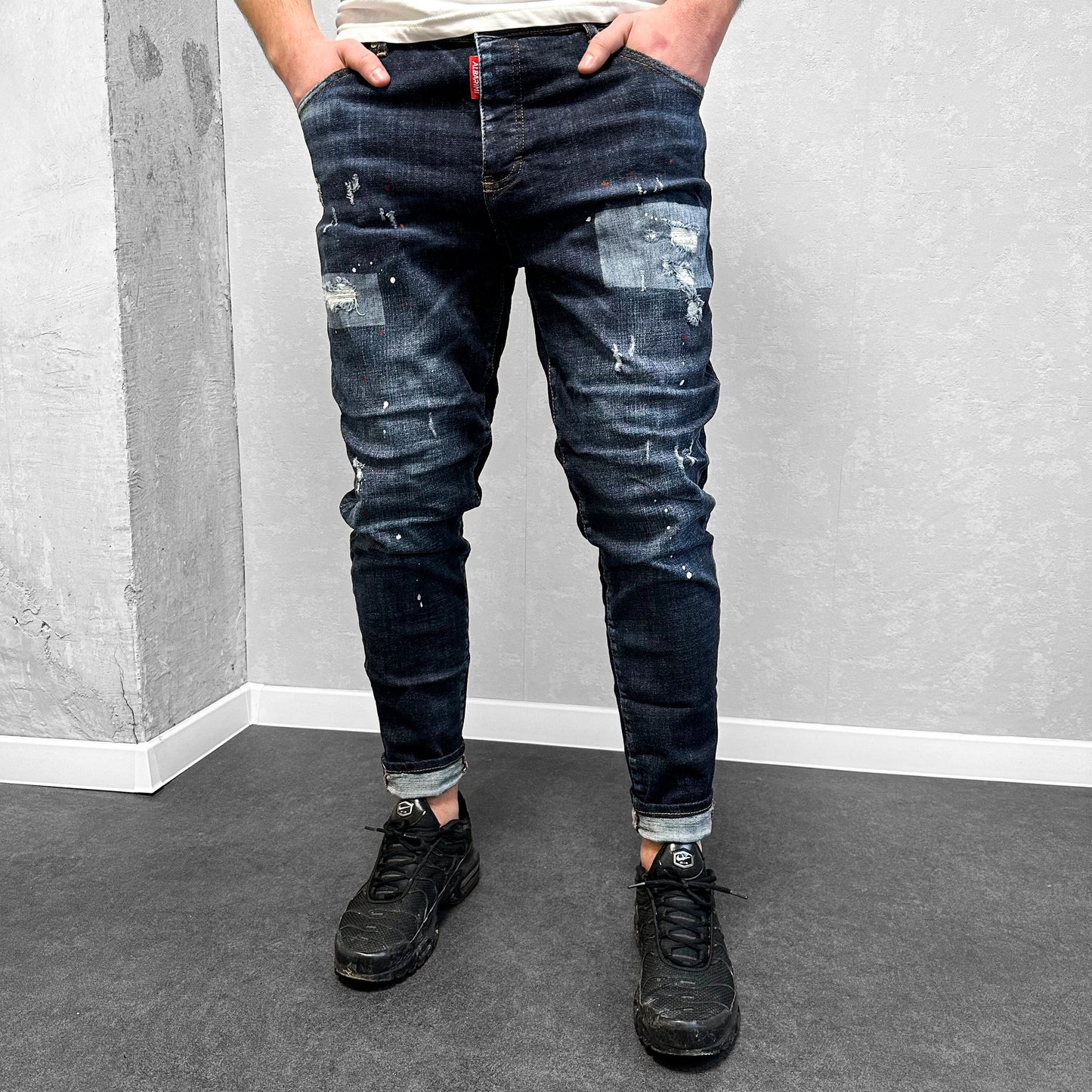 Мъжки напръскани дънки "Lorias"