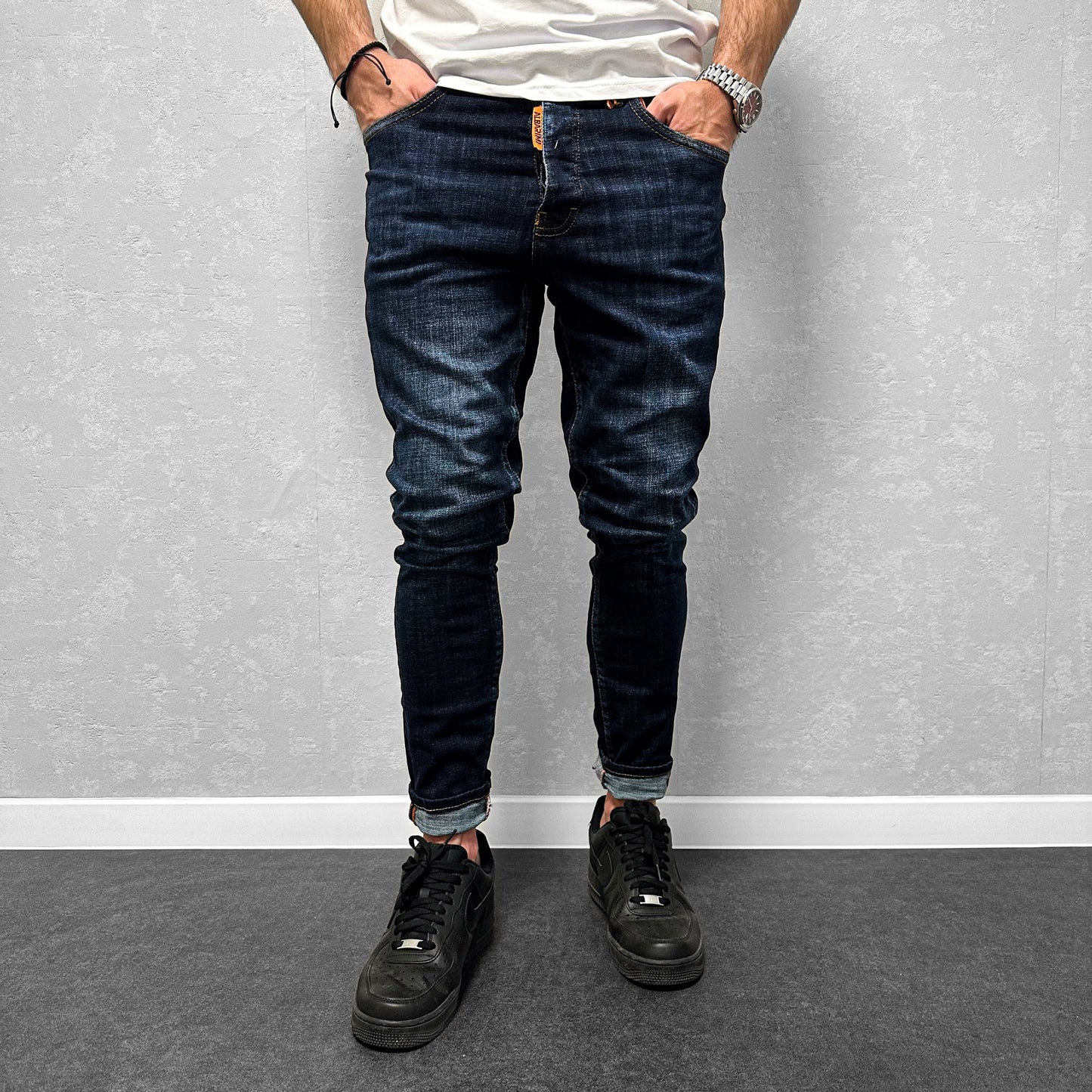 Мъжки изчистени дънки "Premium"