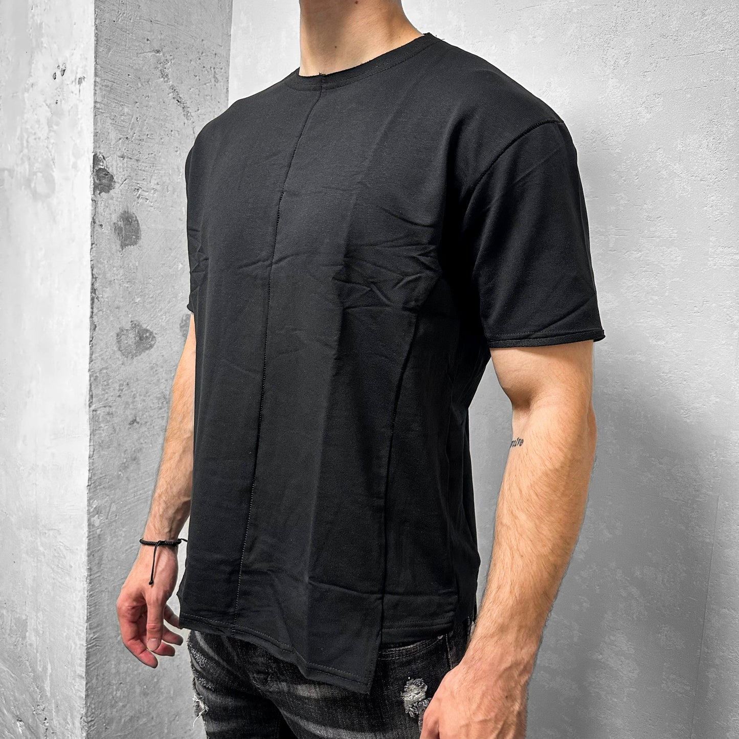 Мъжка тениска лек oversize "GNGSTR"