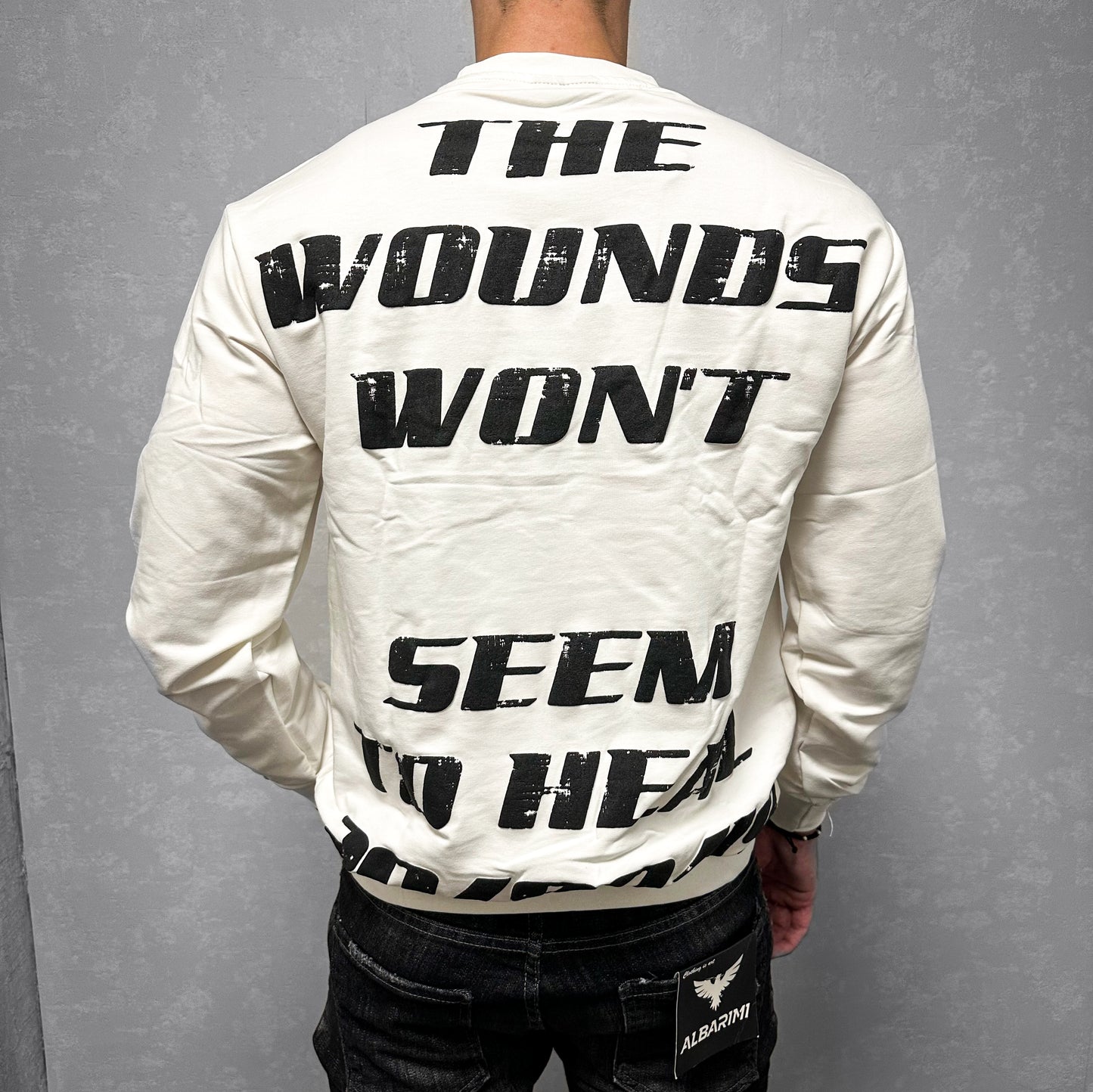Мъжка блуза с щампа "Wounds"