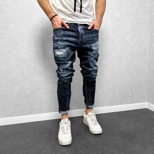 Мъжки напръскани дънки "Eliyas"