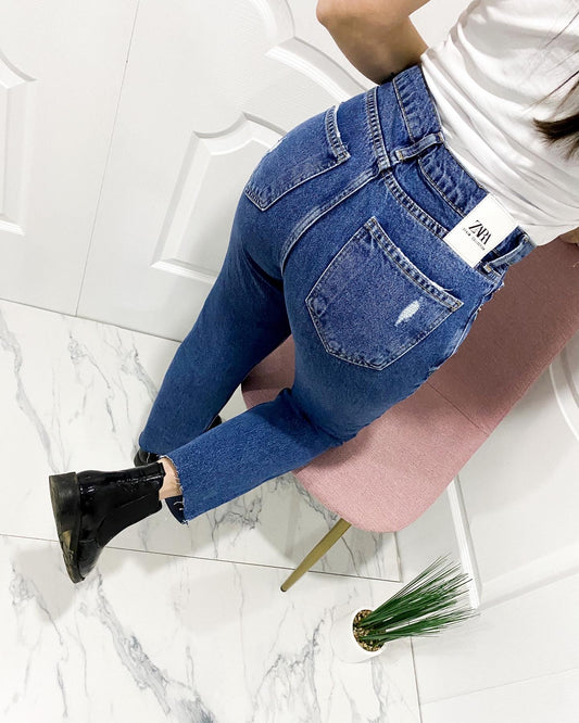 Тъмно син деним