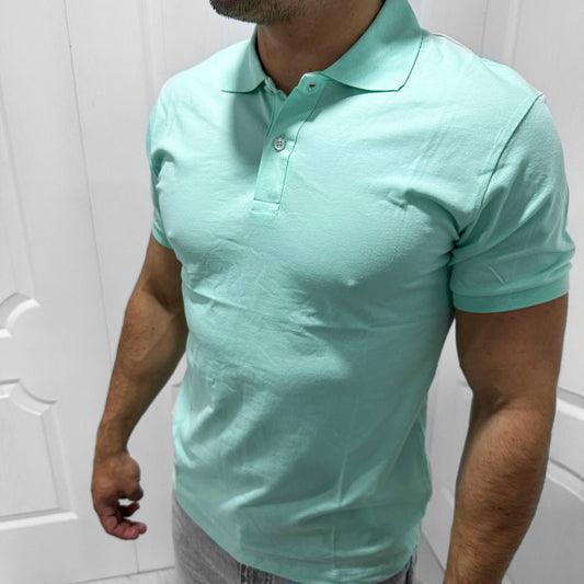 Мъжка тениска с яка