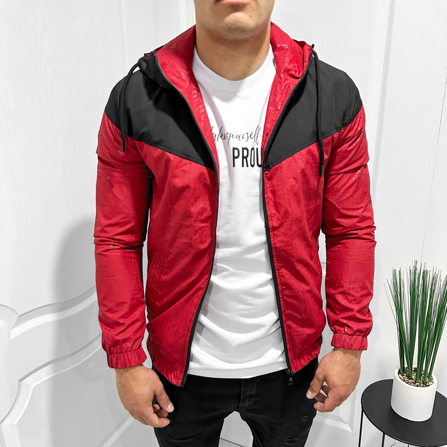 Мъжко шушлеково тънко яке