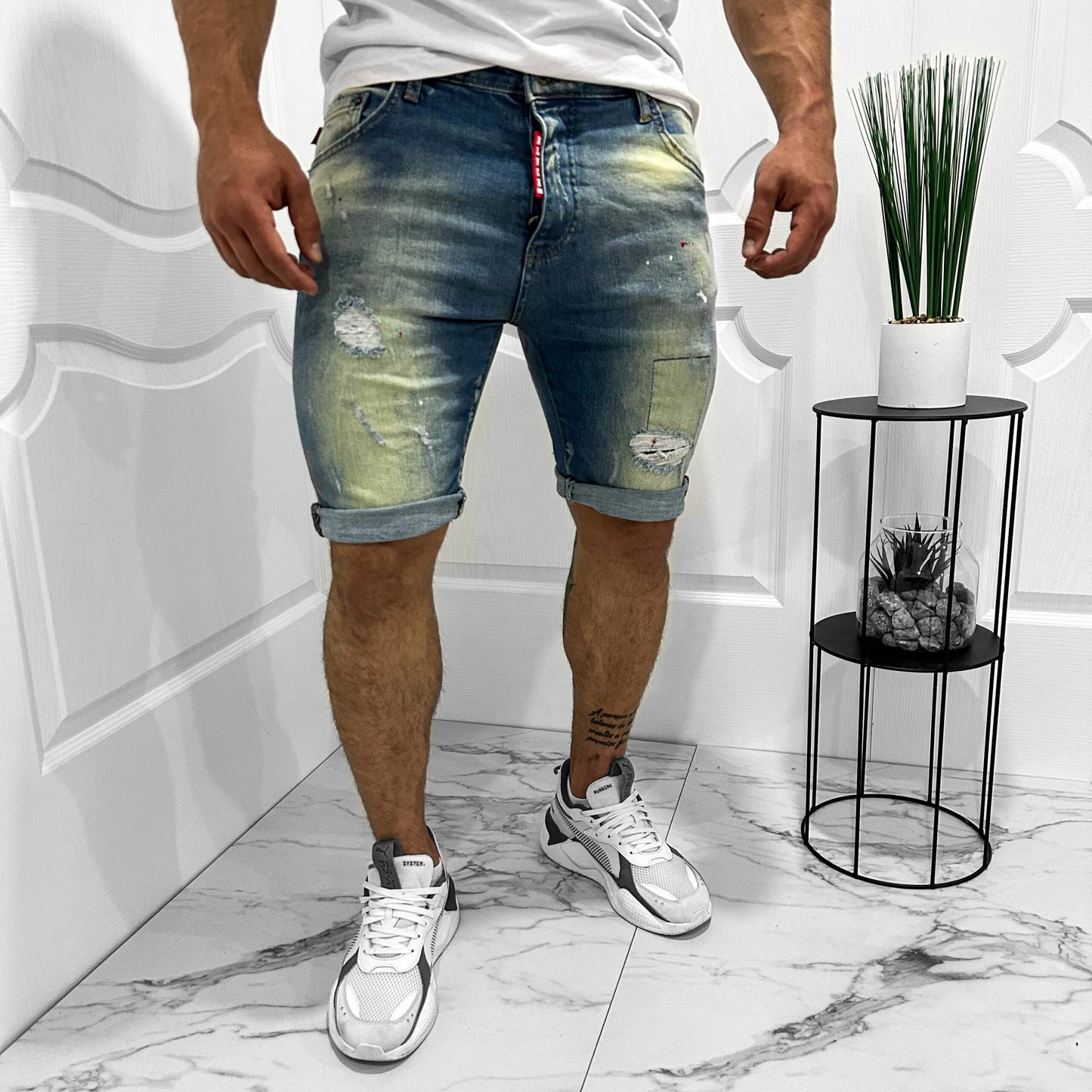 Мъжки къси дънки "Darius"