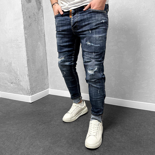 Мъжки накъсани дънки "Horayas"