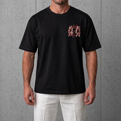 Мъжка OVERSIZE тениска "44 Black"