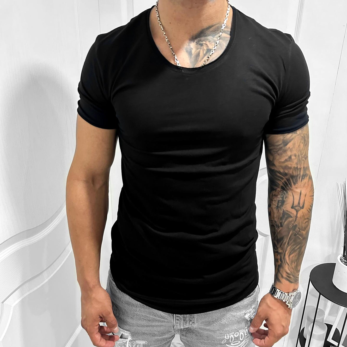 Мъжка SLIM FIT тениска "Dark"