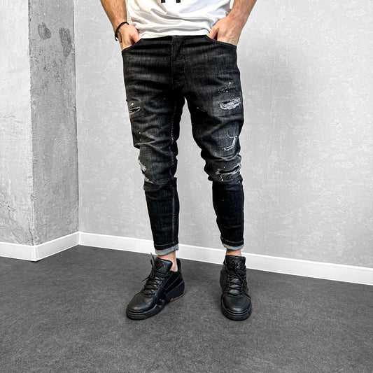 Мъжки дънки с кръпки "ISLAND2"