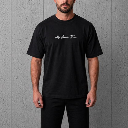 Мъжка OVERSIZE тениска "OFF BLACK"