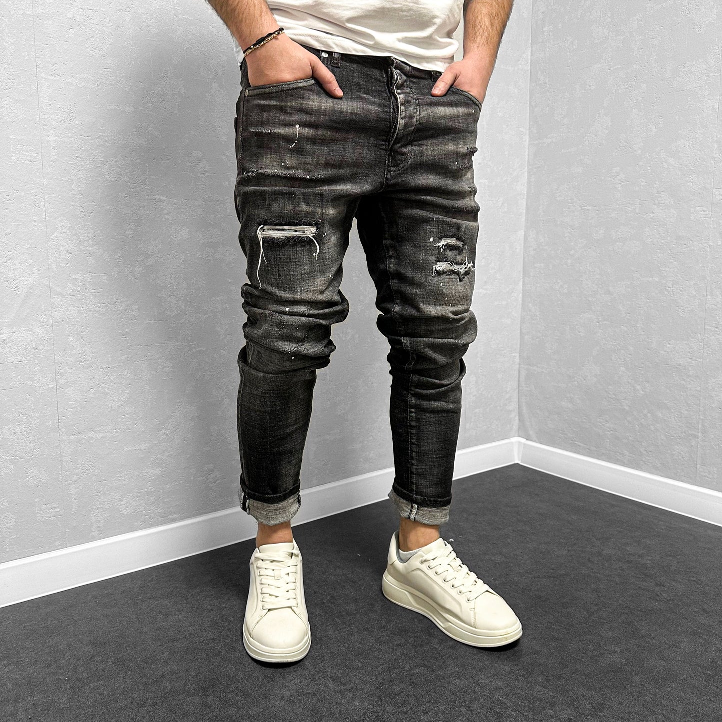 Мъжки накъсани дънки "Ronin"