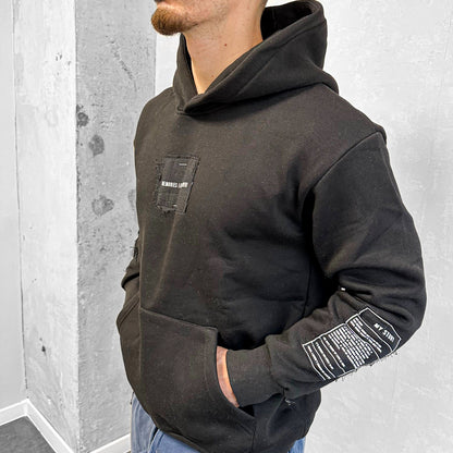 Мъжки черен суитшърт "My Mind"