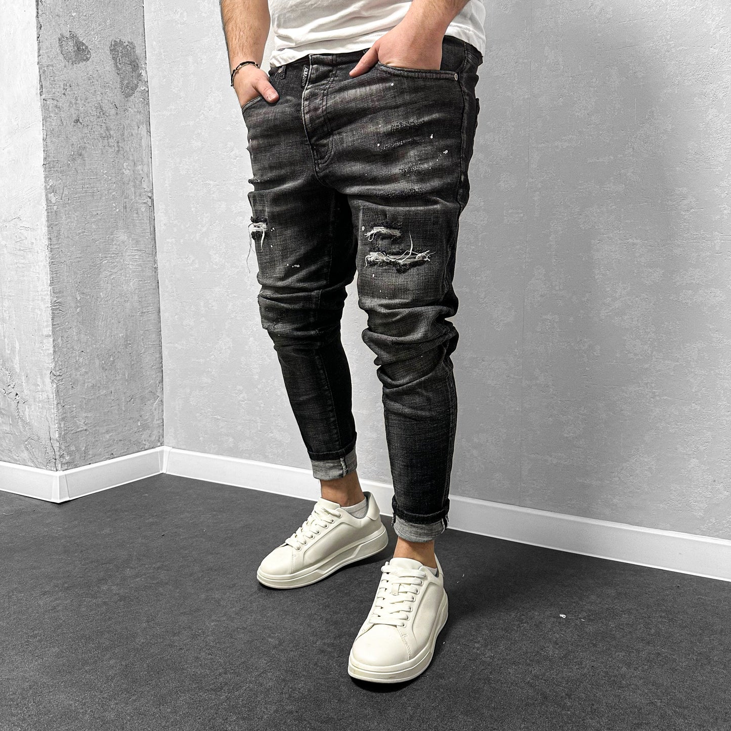 Мъжки накъсани дънки "Ronin"