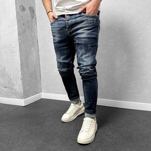 Мъжки напръскани дънки "Vermelho"