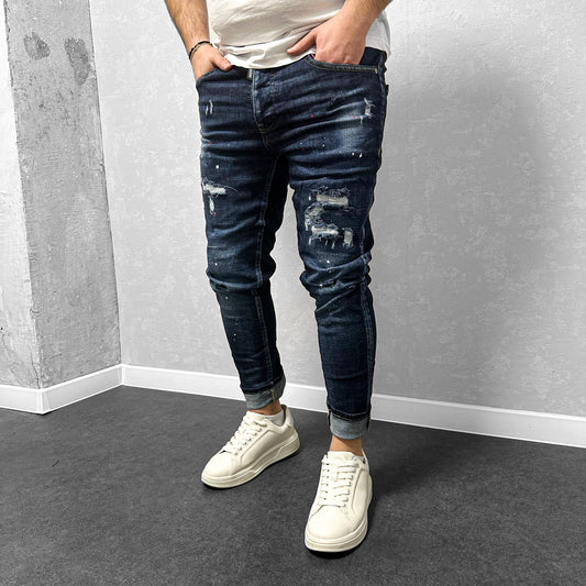 Мъжки накъсани дънки "Derinias"