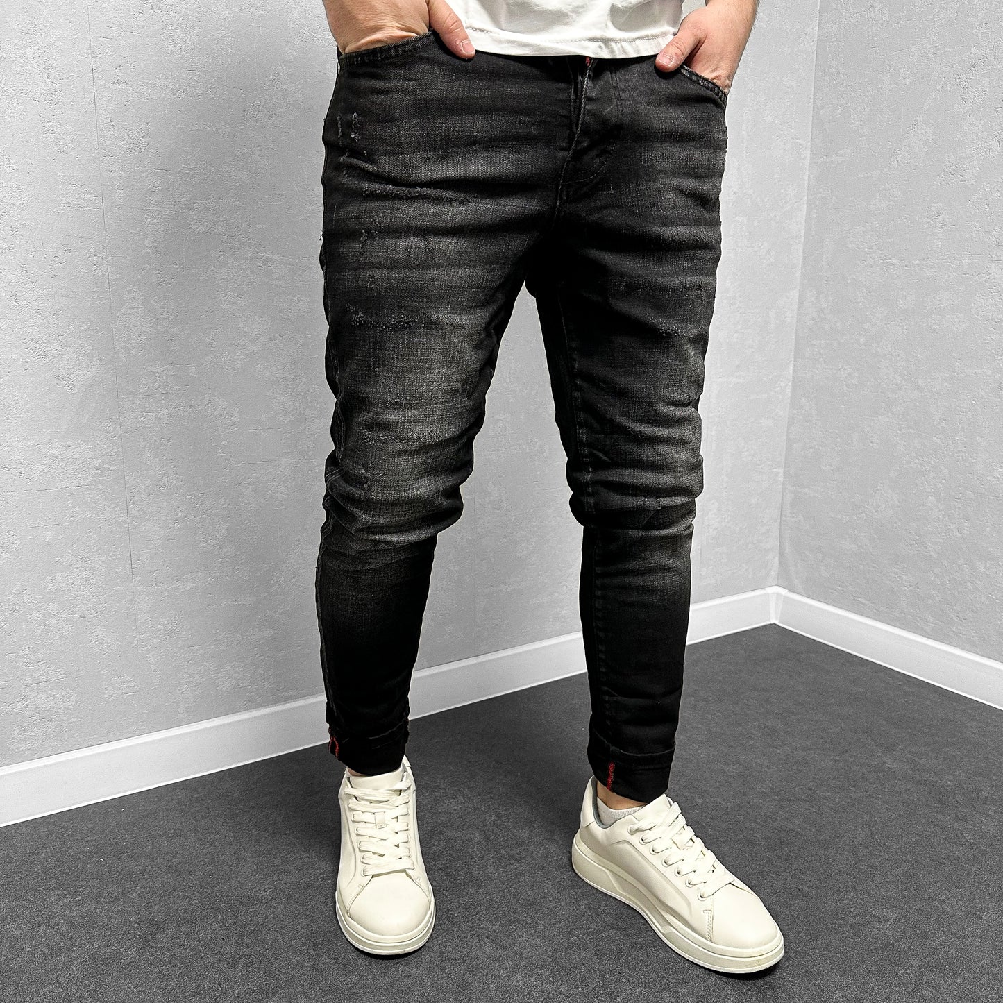 Мъжки изчистени дънки "Premium2"