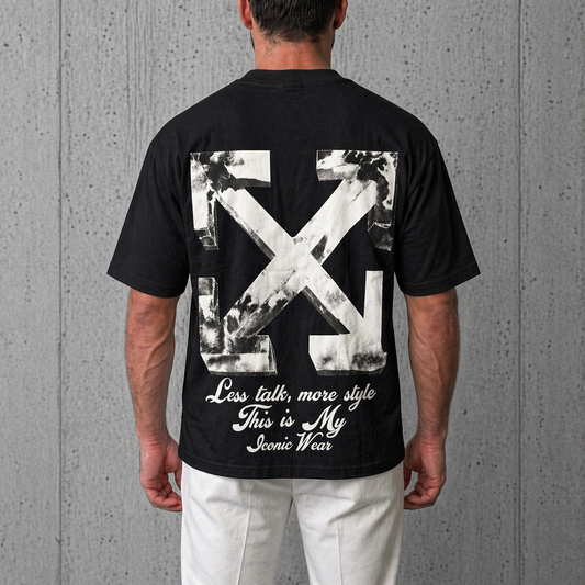 Мъжка OVERSIZE тениска "OFF BLACK"