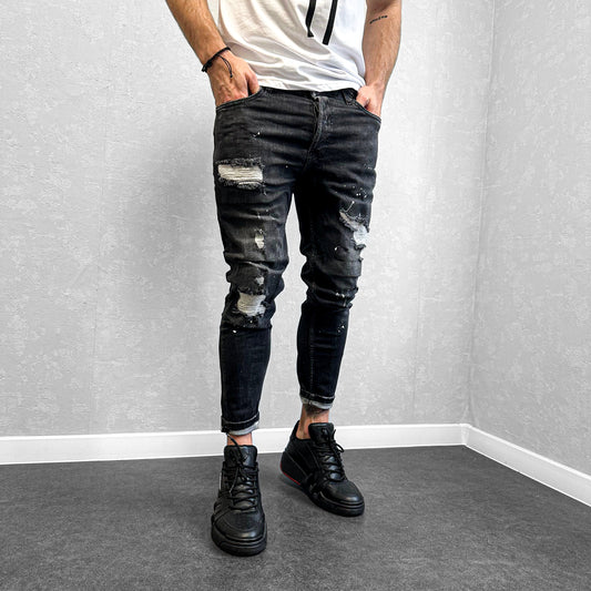 Мъжки накъсани дънки "Daemonn"