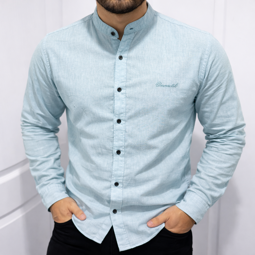 Мъжка лятна Slim Fit риза