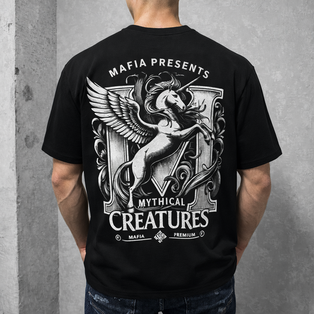 Мъжка OVERSIZE тениска "Creatures"