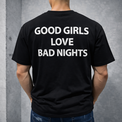 Мъжка OVERSIZE тениска "Bad Nights"