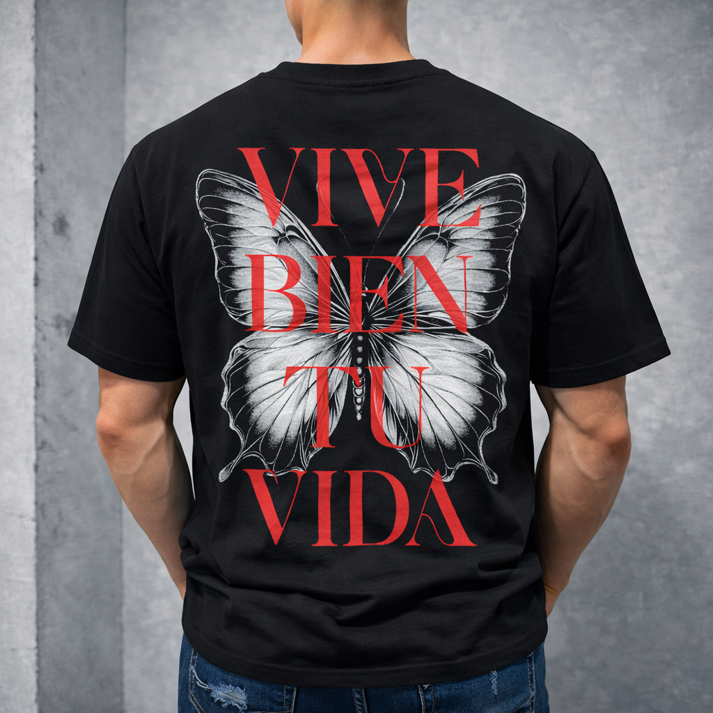 Мъжка OVERSIZE тениска "Butterfly"