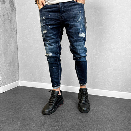 Мъжки напръскани дънки "Fein"