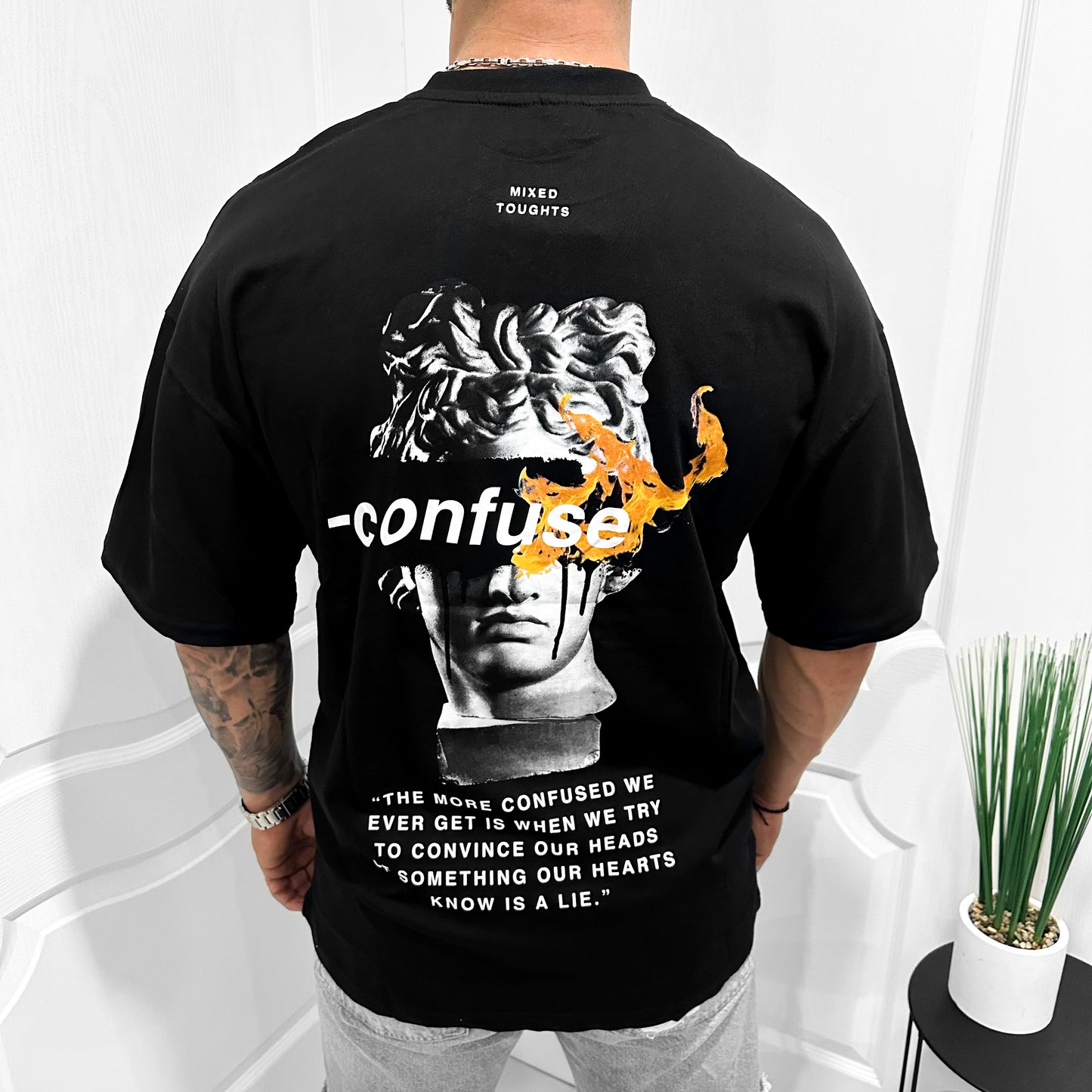 Мъжка OVERSIZE тениска "GODLIKE"