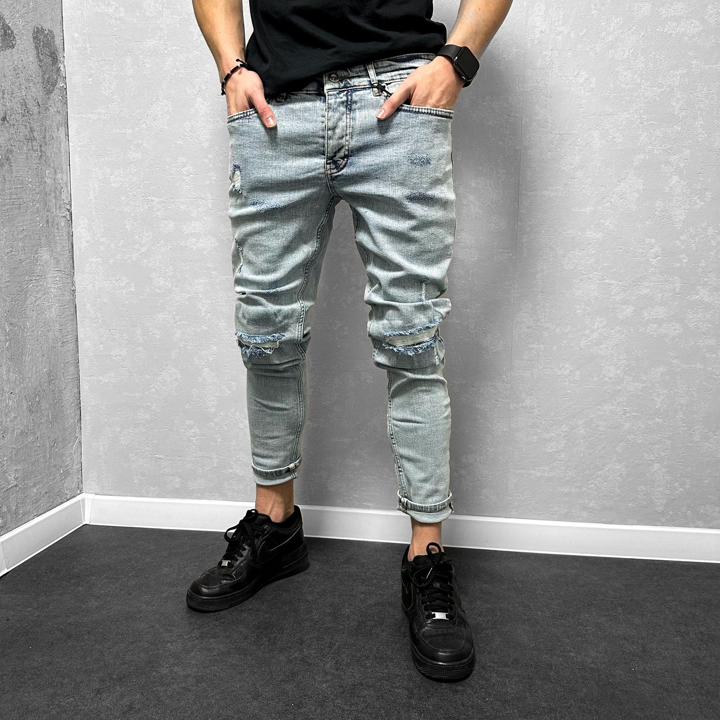Мъжки Slim Fit дънки "Ryzen"