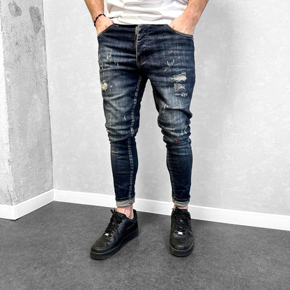 Мъжки напръскани дънки "Sentierro"