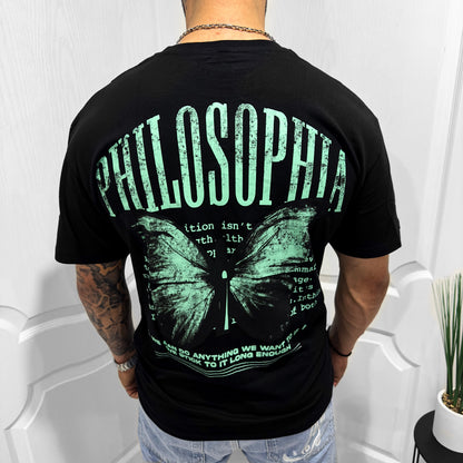 Мъжка OVERSIZE тениска "PHILOSOPHIA"