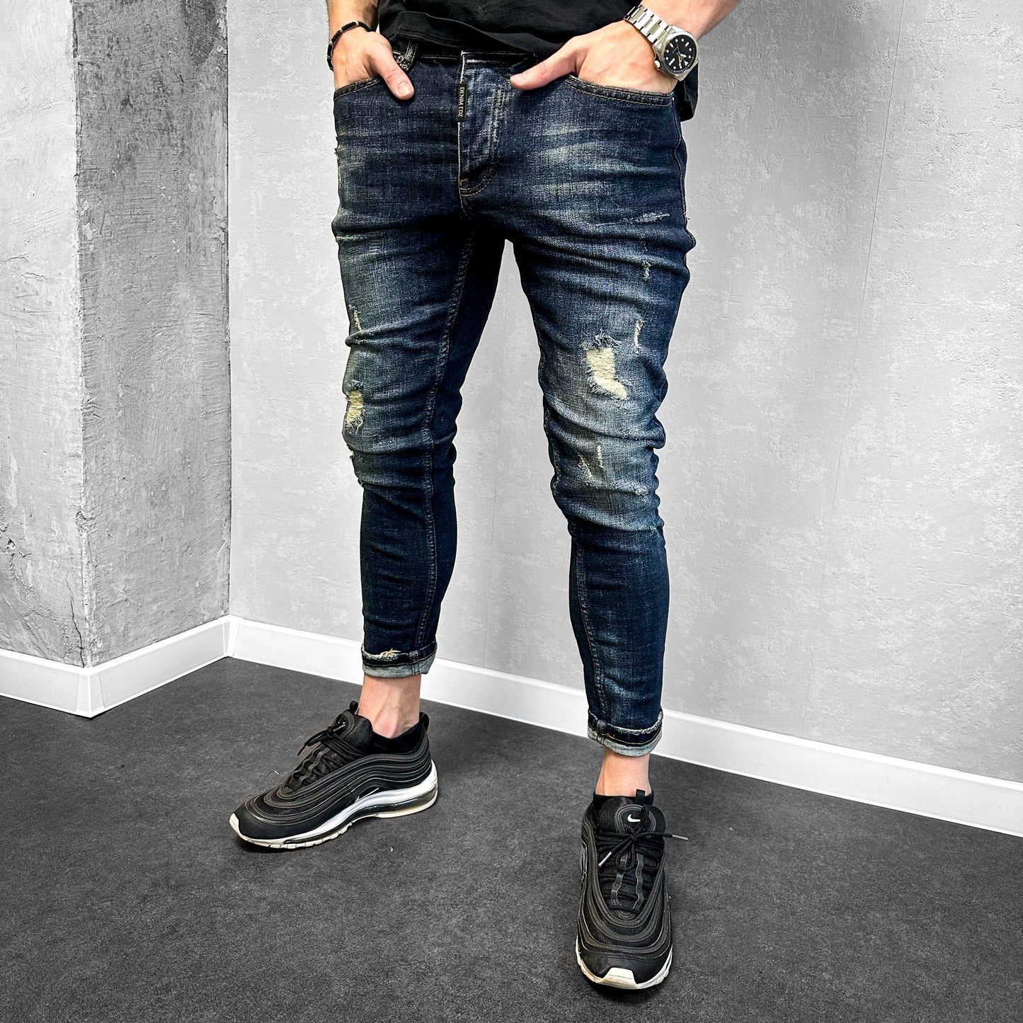 Мъжки Slim fit дънки "Hades"