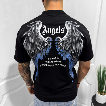 Мъжка OVERSIZE тениска "Angel's Wings"