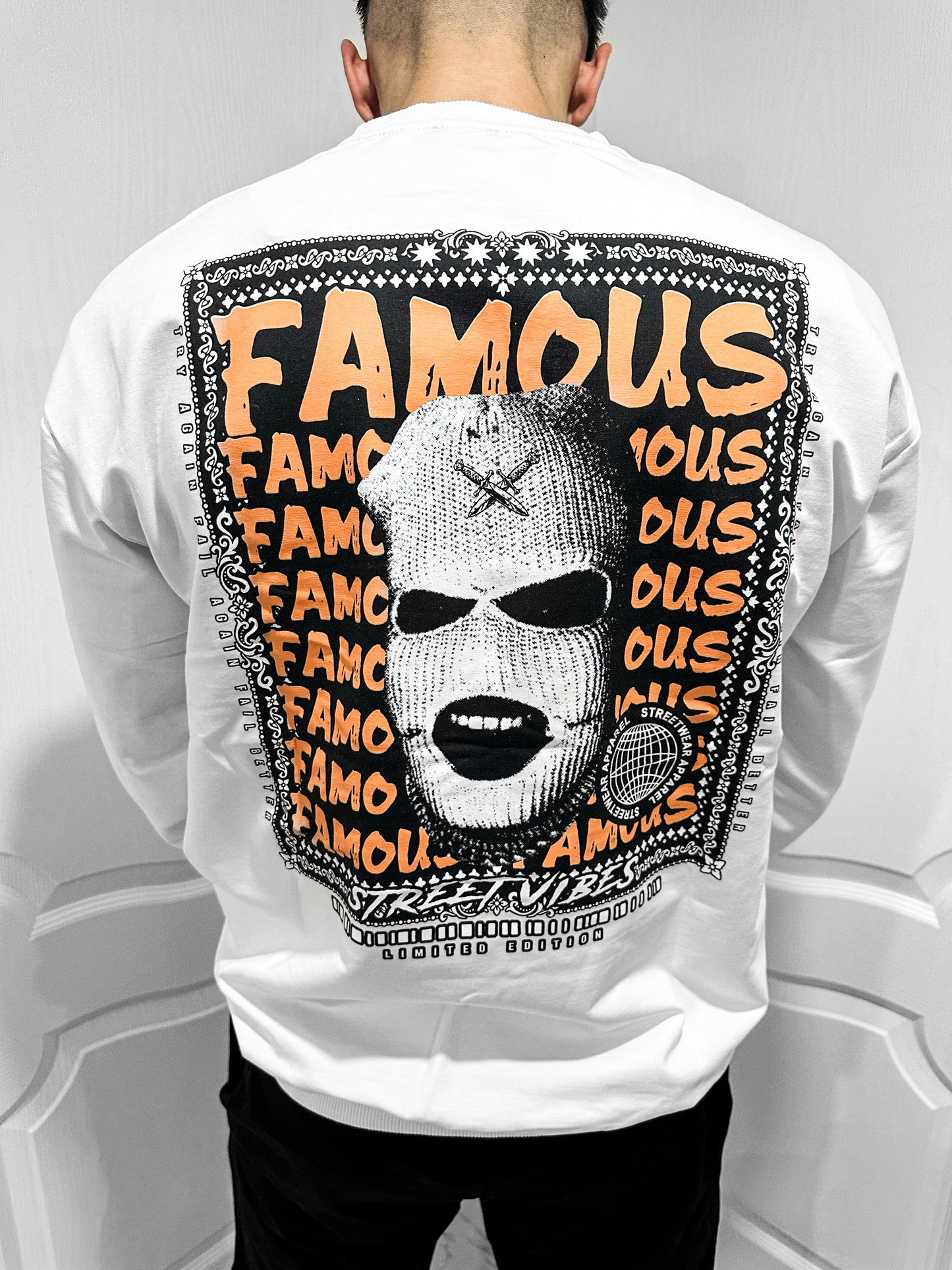 Мъжка STREETWEAR блуза "FAMOUS"