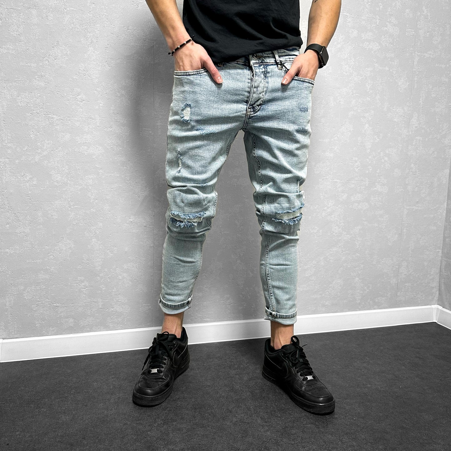 Мъжки Slim Fit дънки "Ryzen"