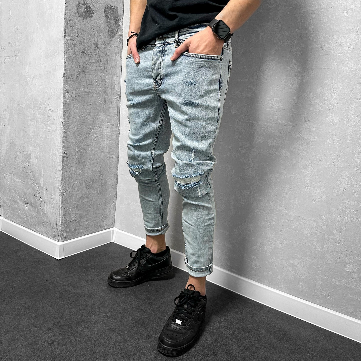 Мъжки Slim Fit дънки "Ryzen"