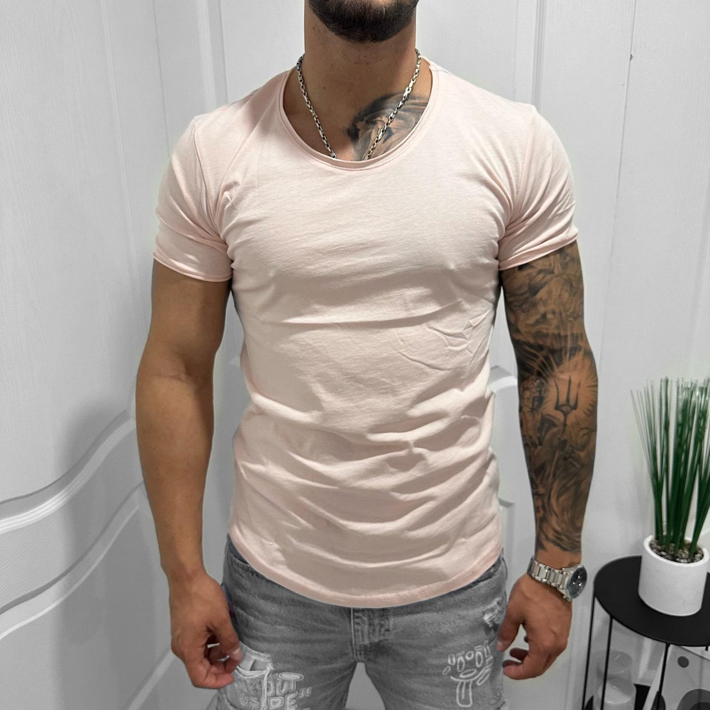 Мъжка SLIM FIT тениска "P!nk"