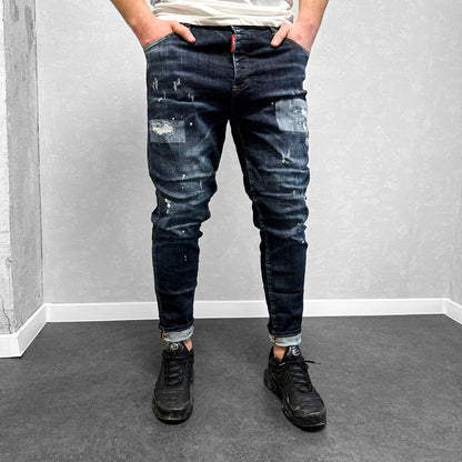 Мъжки напръскани дънки "Lorias"