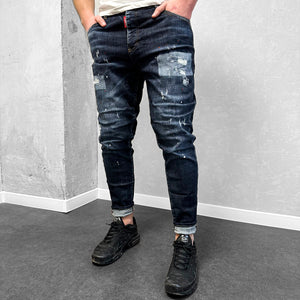 Мъжки напръскани дънки "Lorias"