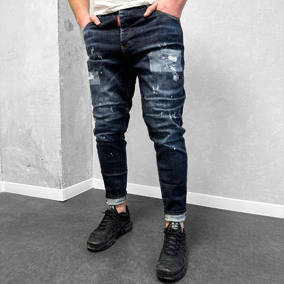 Мъжки напръскани дънки "Lorias"