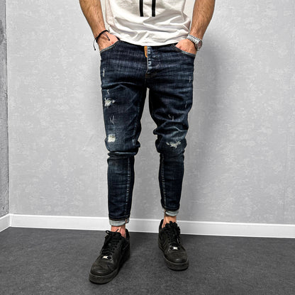 Мъжки леко накъсани дънки "Lumarr"