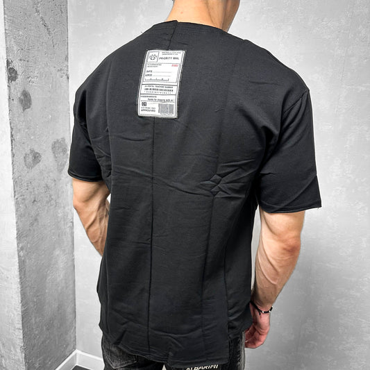 Мъжка тениска лек oversize "GNGSTR"