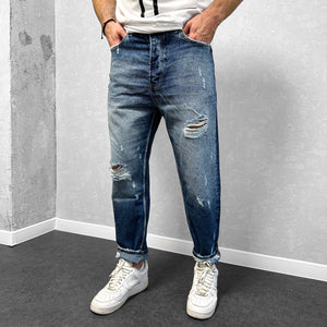 Мъжки накъсани boyfriend дънки "Darmian"